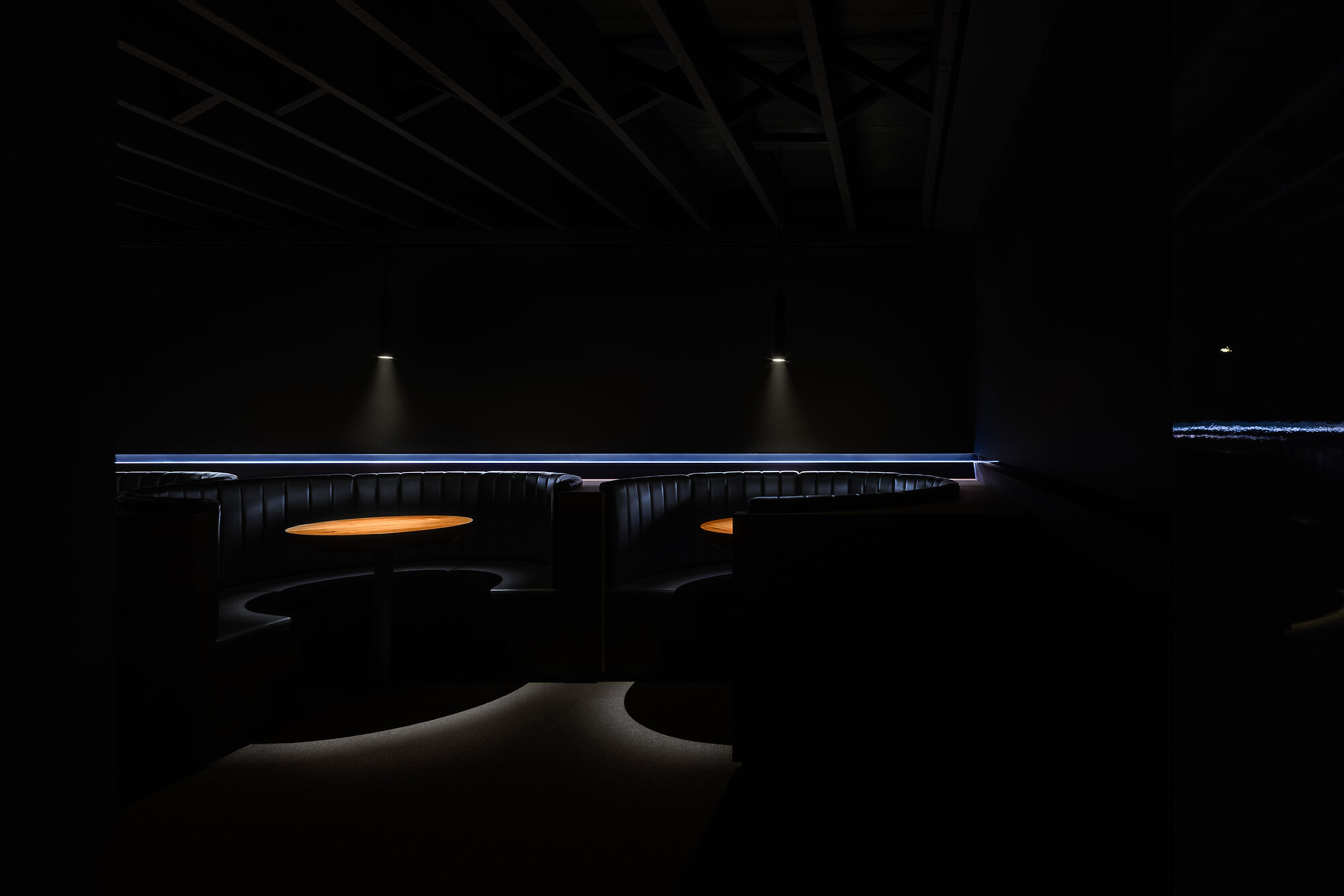 Interior photograph of Above Board - Back Bar by James Morgan